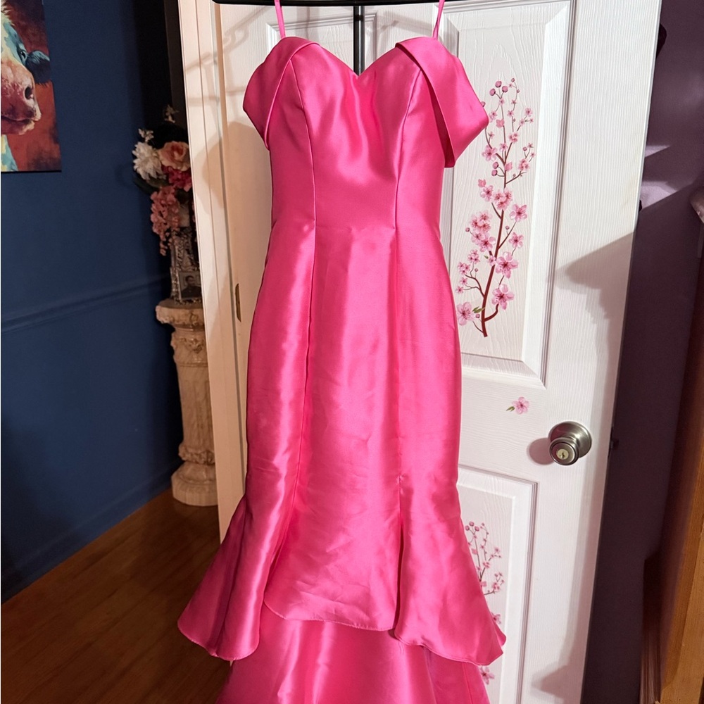 B. Smart Vibrant Pink Dress